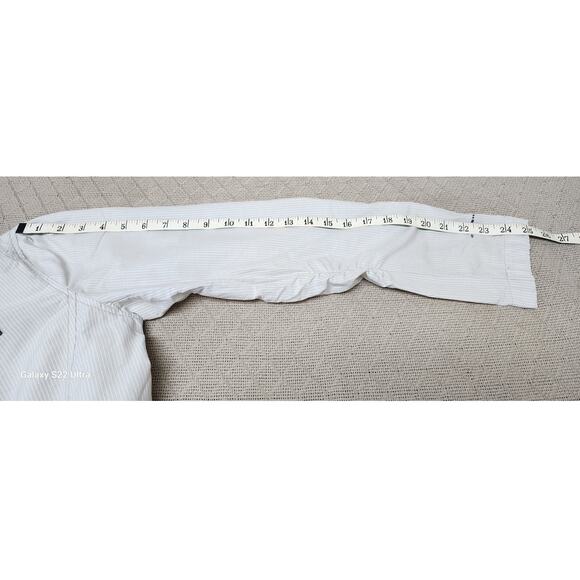 Columbia Omni Shade Lightweight Tan and White striped Women's Jacket Size Medium - Picture 8 of 16